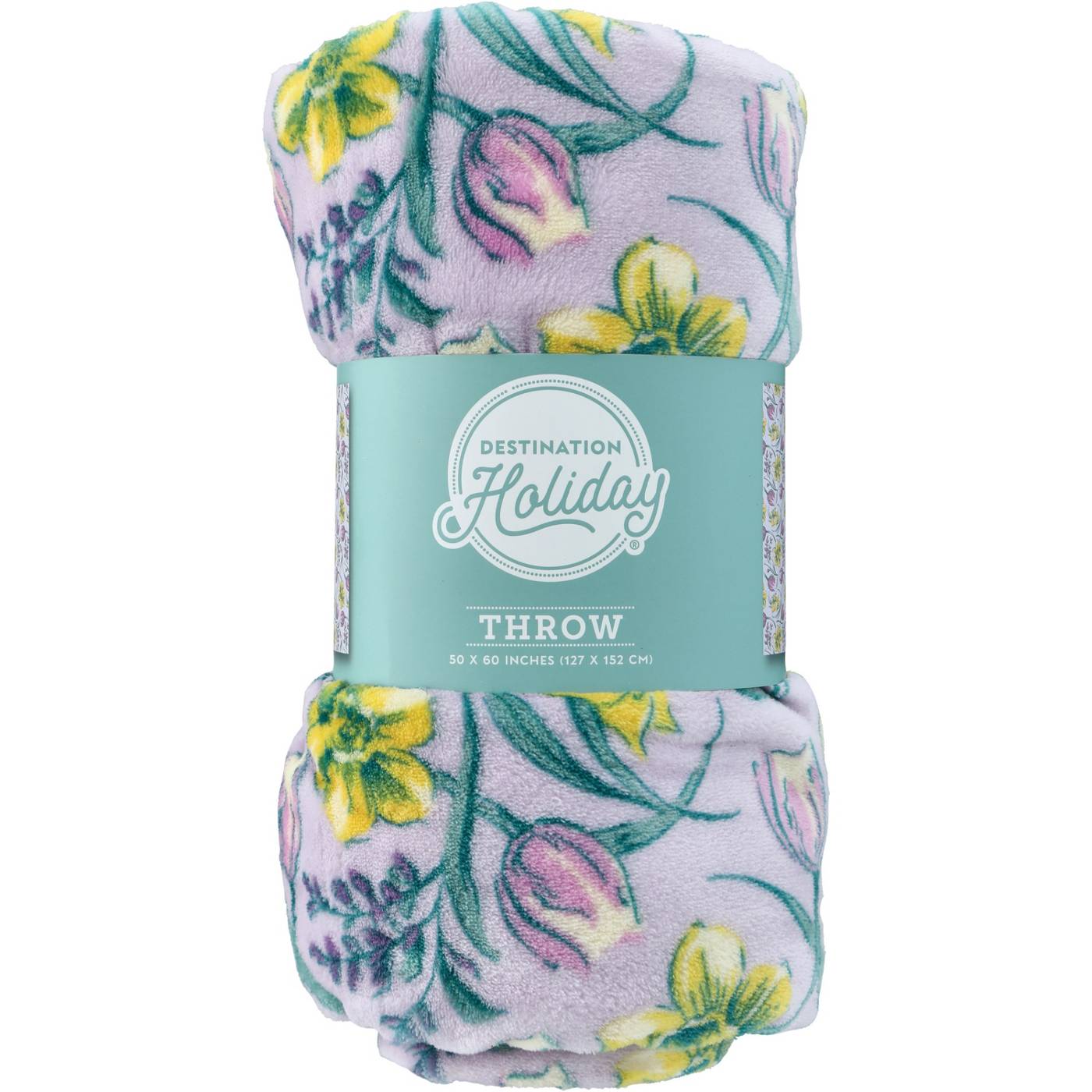 Destination Holiday Easter Throw Blanket - Spring Florals; image 2 of 2
