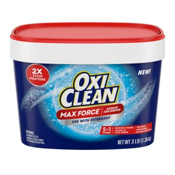OxiClean Oxi Clean Max Force Advanced Stain Remover Powder, 3 lb
