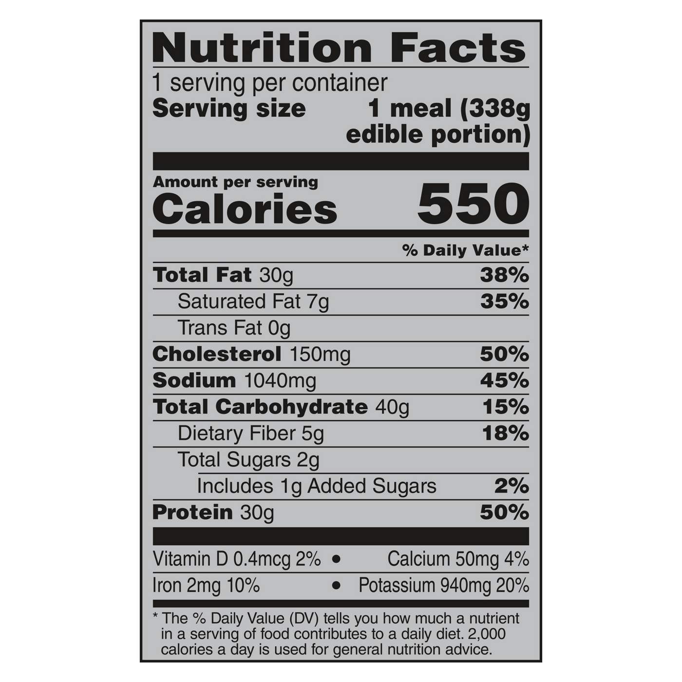 Banquet Mega Meats 30g Protein Spicy Crispy Chicken Frozen Meal; image 3 of 4