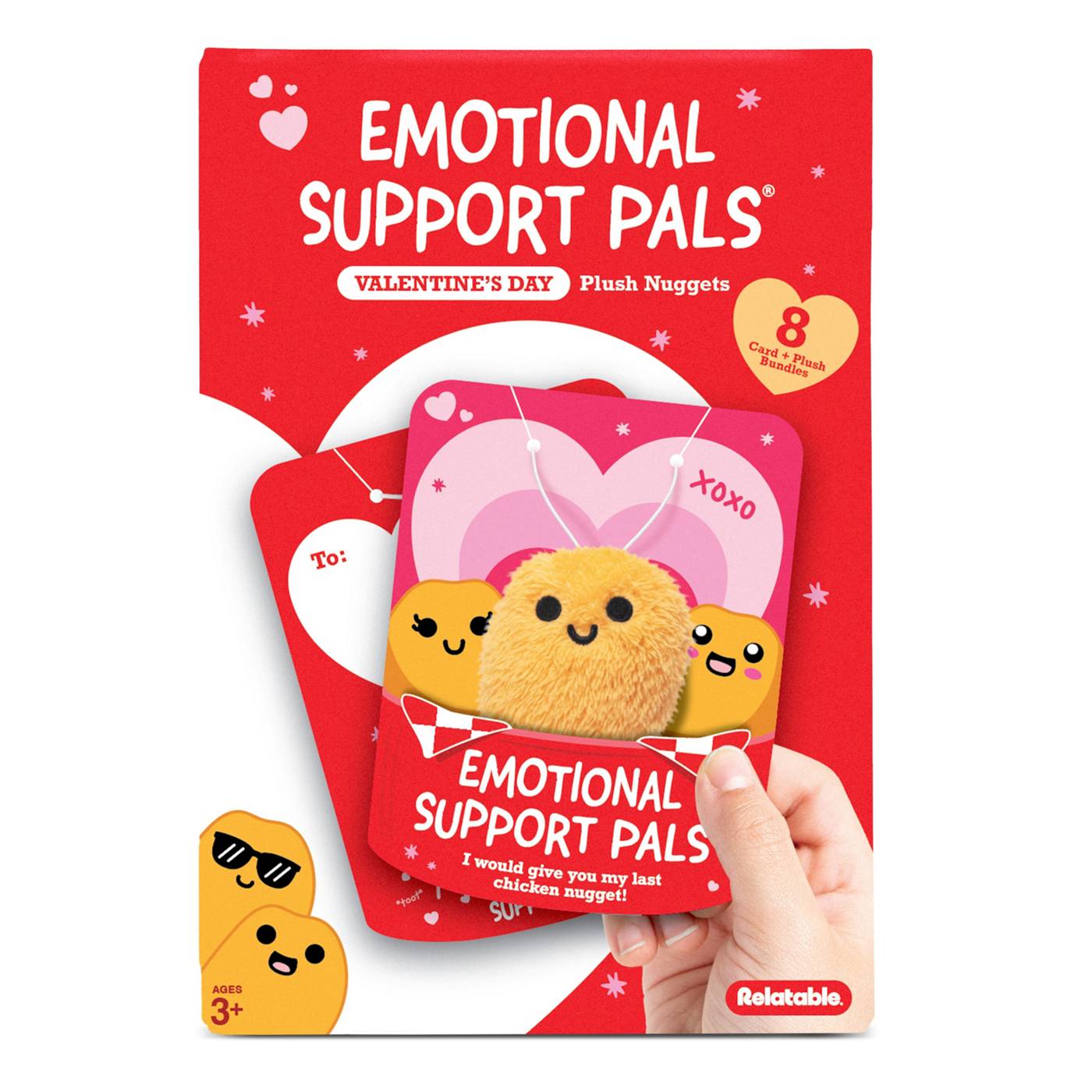 Relatable Emotional Support Pals Plush Nuggets Valentine's Exchange ...