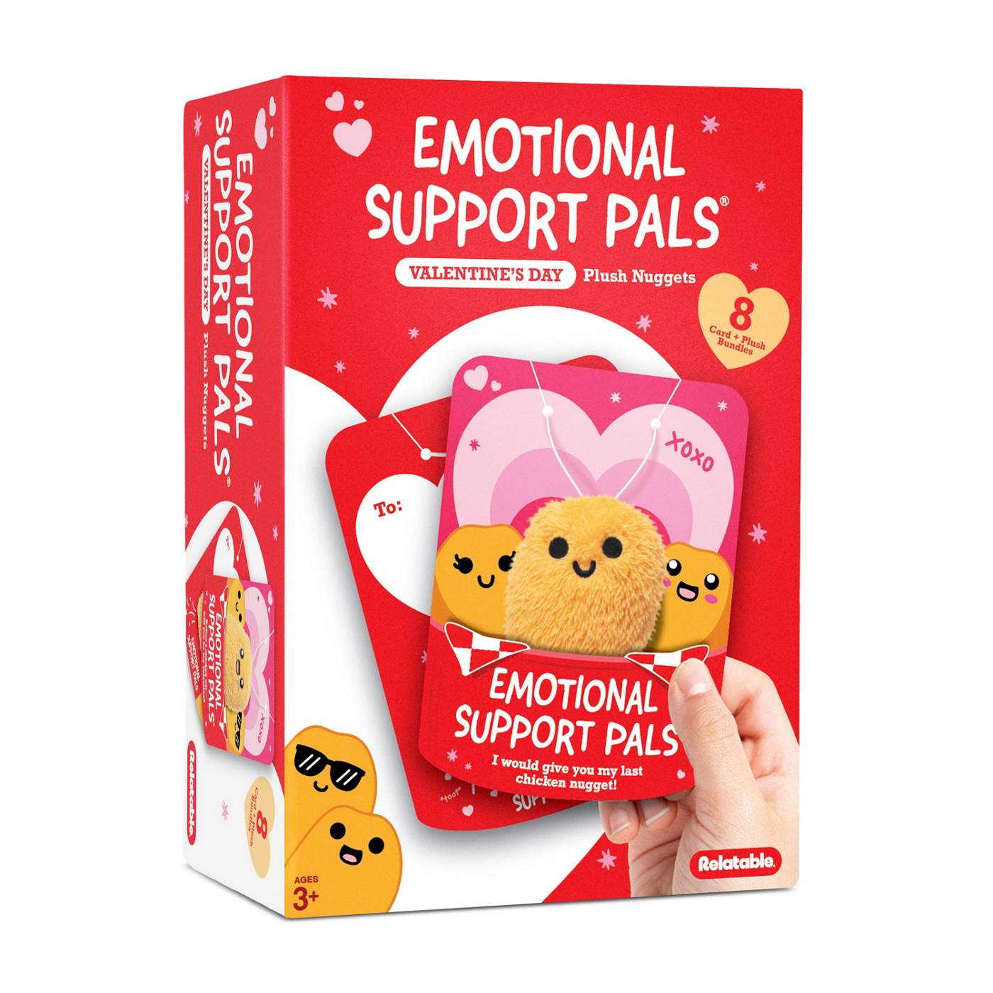 Relatable Emotional Support Pals Plush Nuggets Valentine's Exchange ...