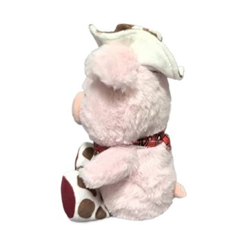 Destination Holiday Cowboy Pig Easter Plush, 7.5"