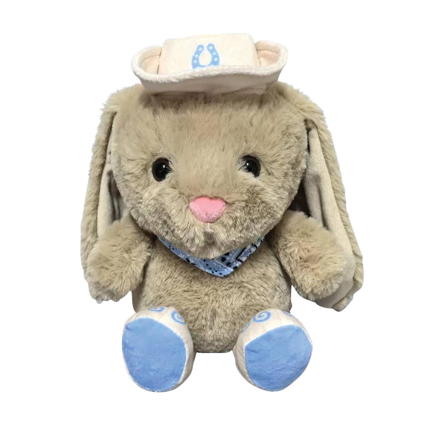 Destination Holiday Cowboy Bunny Easter Plush; image 1 of 4