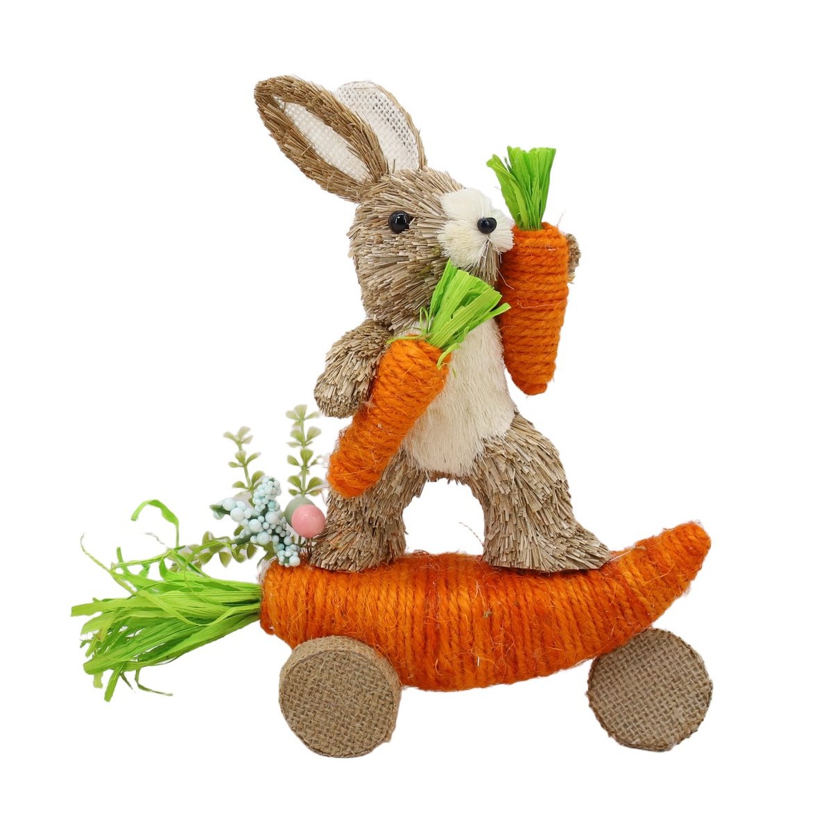 Destination Holiday Skateboard Sisal Bunny Easter Décor - Shop Seasonal ...