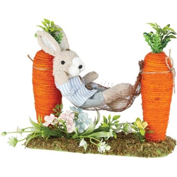 Destination Holiday Hammock Sisal Bunny Easter Décor