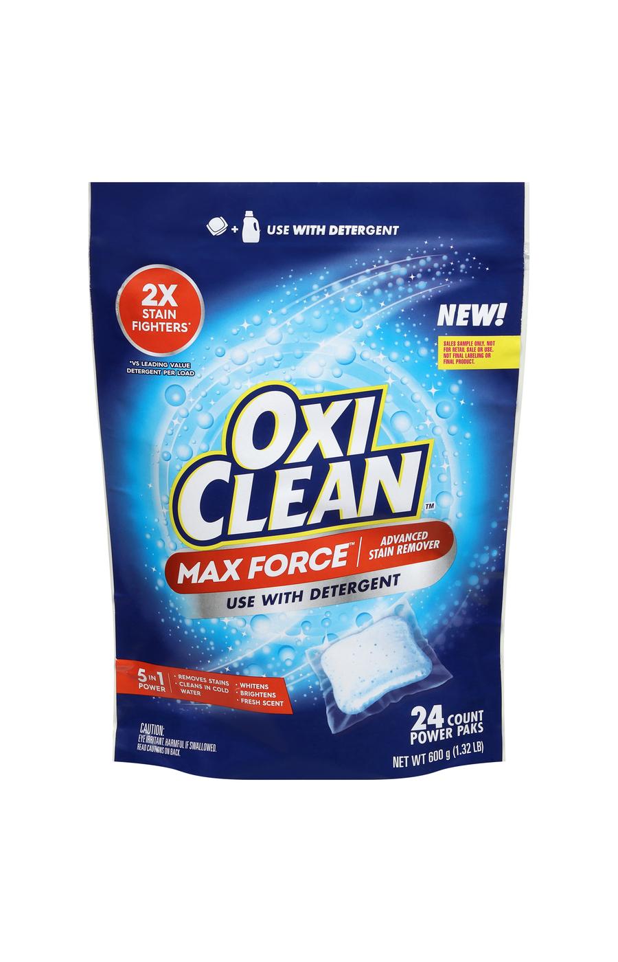 OxiClean Oxi Clean Max Force Advanced Stain Remover Power Paks; image 1 of 5