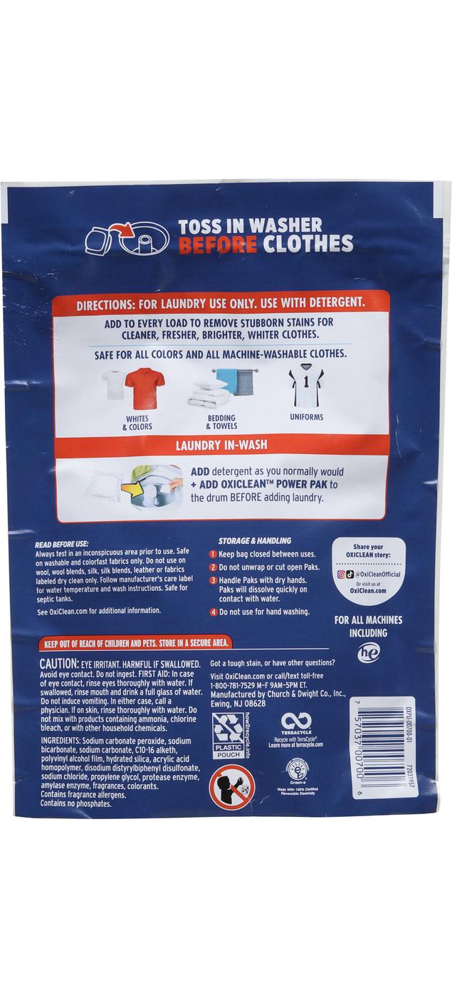 OxiClean Oxi Clean Max Force Advanced Stain Remover Power Paks; image 3 of 5