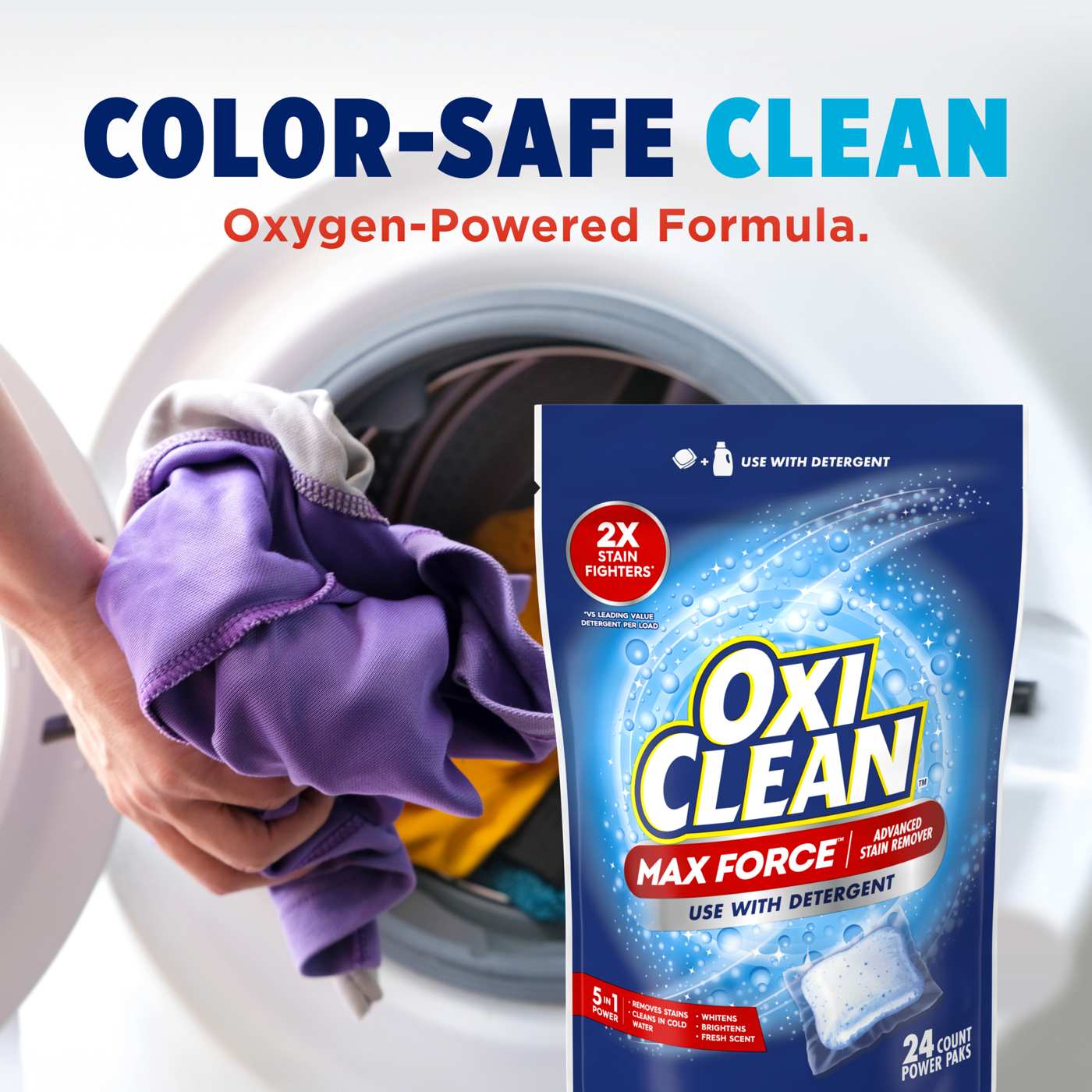 OxiClean Oxi Clean Max Force Advanced Stain Remover Power Paks; image 4 of 5