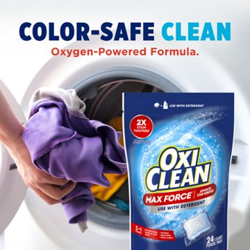 OxiClean Oxi Clean Max Force Advanced Stain Remover Power Paks, 24 ct