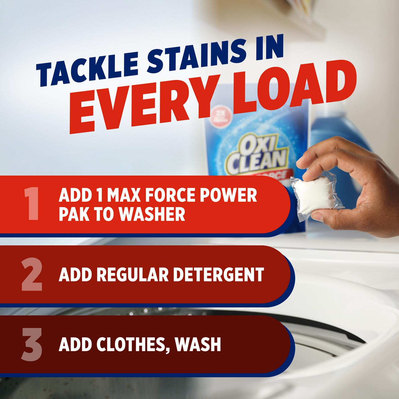 OxiClean Oxi Clean Max Force Advanced Stain Remover Power Paks; image 5 of 5