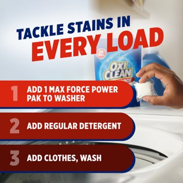 OxiClean Oxi Clean Max Force Advanced Stain Remover Power Paks, 24 ct