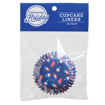 Destination Holiday Popsicle Print Cupcake Liners, 48 ct