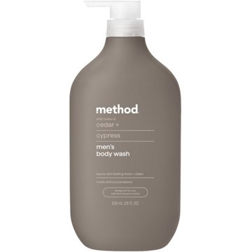 method Men's Body Wash - Cedar + Cypress, 28 oz