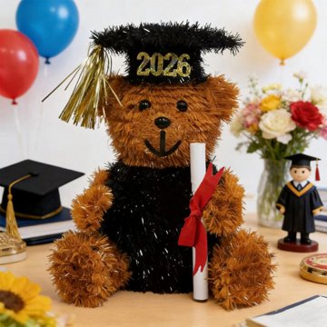 F C Young & Co Graduation 2026 Tinsel Bear