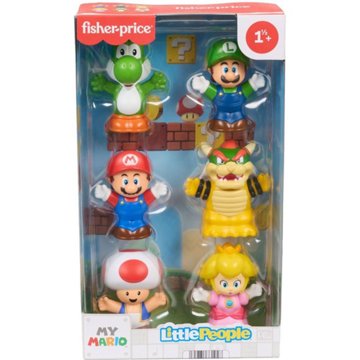 Fisher-Price Little People My Mario Figures, 6 pk