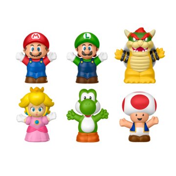 Fisher-Price Little People My Mario Figures, 6 pk