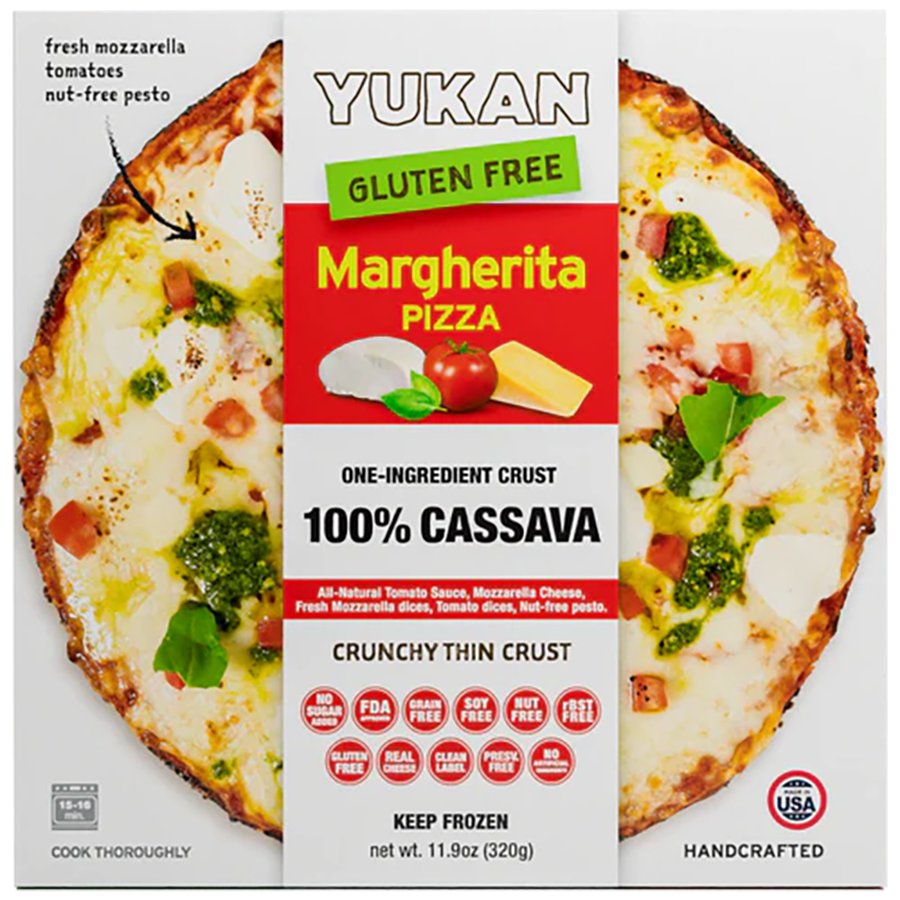 Yukan Margherita Cassava Pizza, 11 oz | Central Market - Really