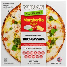Yukan Margherita Cassava Pizza, 11 oz | Central Market - Really