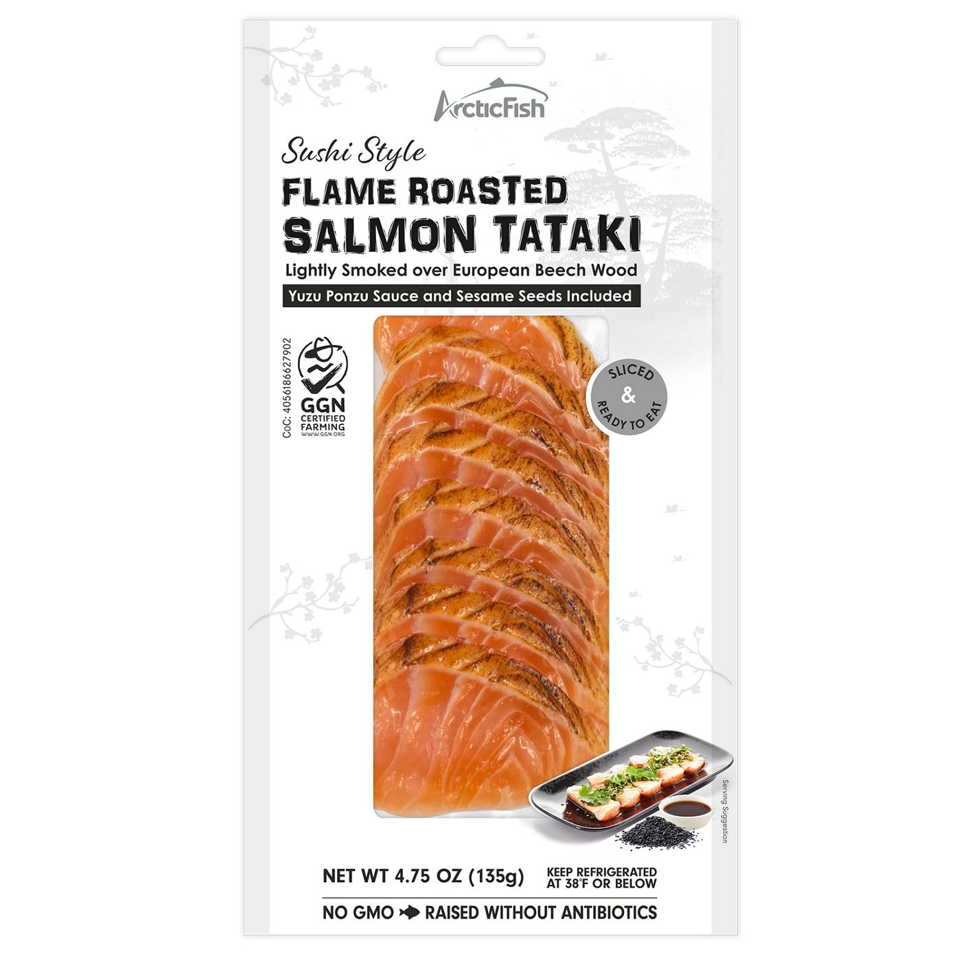 Arctic Fish Flame Roasted Salmon Tataki; image 1 of 2
