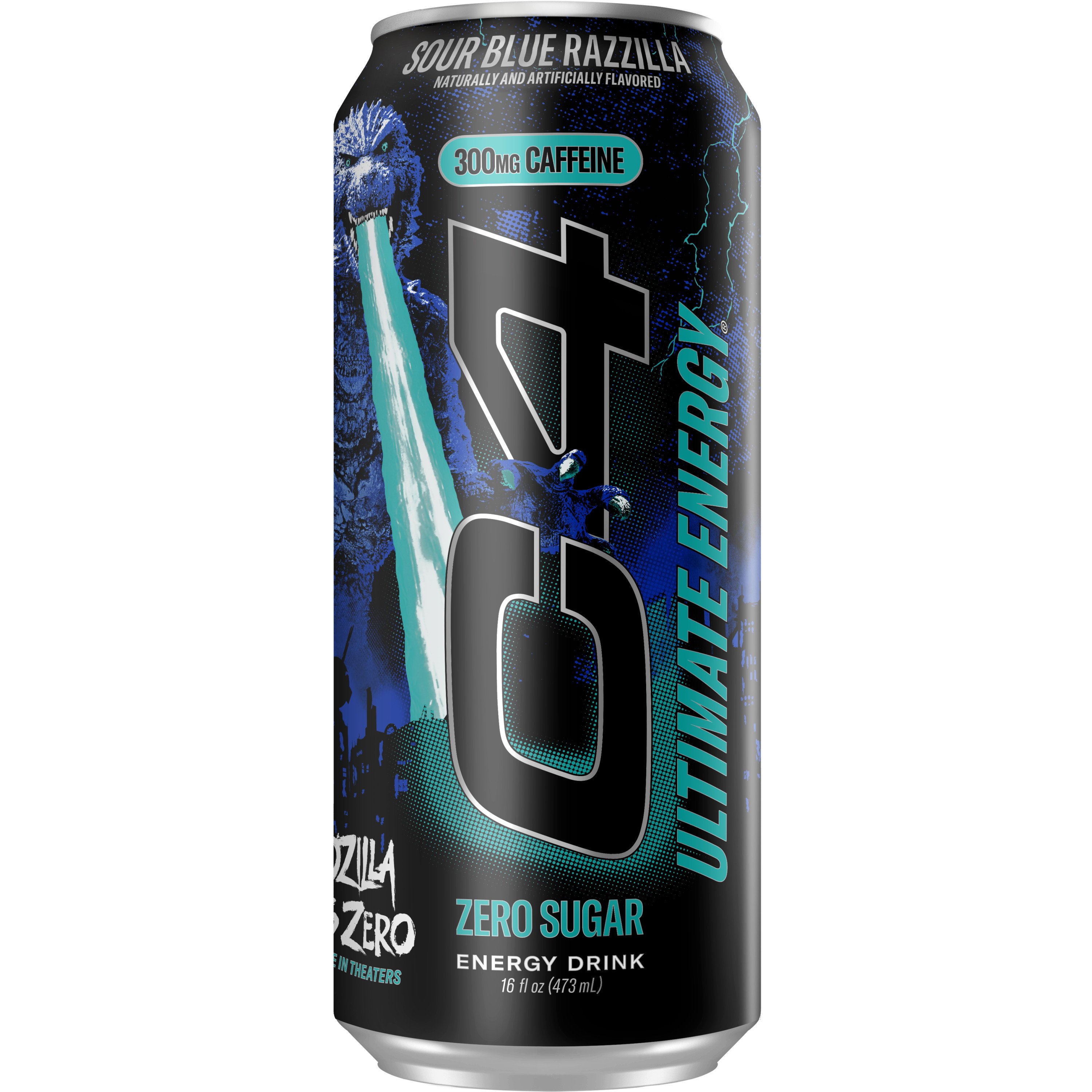 C4 Ultimate Sour Blue Razzilla Zero Sugar Energy Drink - Shop Diet ...