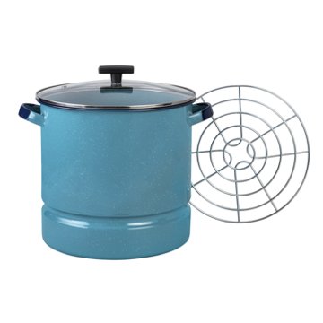 Cinsa Steamer With Glass Lid, 15 qt