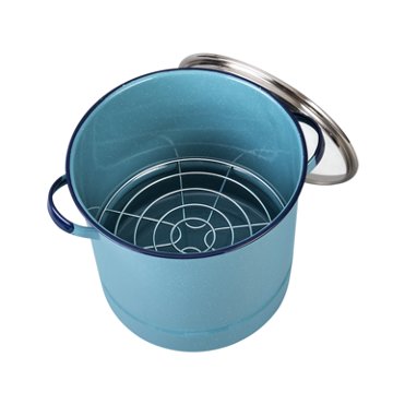 Cinsa Steamer With Glass Lid, 15 qt