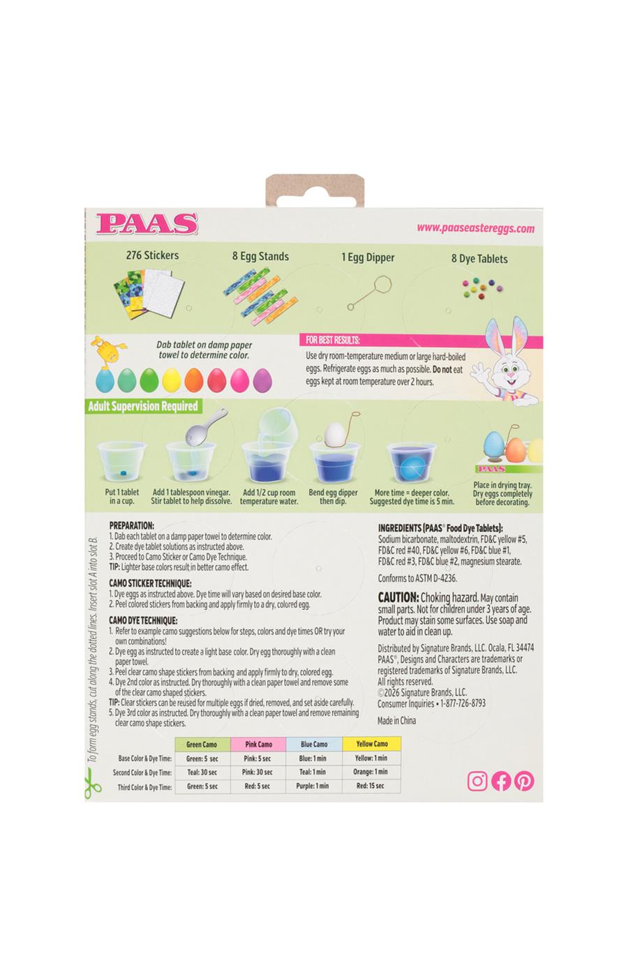 PAAS Camo Easter Egg Decorating Kit; image 2 of 2