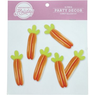 Destination Holiday Carrot Balloon Kit, 12 pc