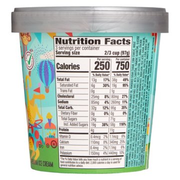 H-E-B Creamy Creations Carnival Cookie Ice Cream