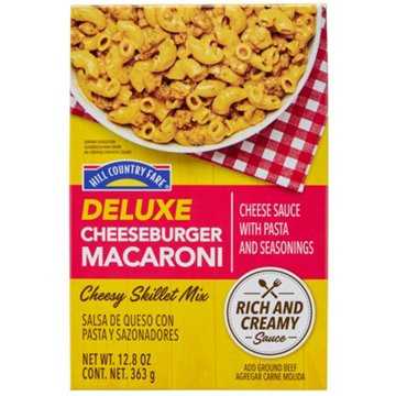 Hill Country Fare Deluxe Cheeseburger Macaroni Cheesy Skillet Mix