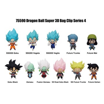 Dragon Ball Super Figural Bag Clip - Series 4