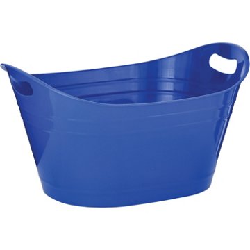 Destination Holiday Party Tub - Dark Blue, 12 L, 17.1'' x 12.8'' x 9.7''