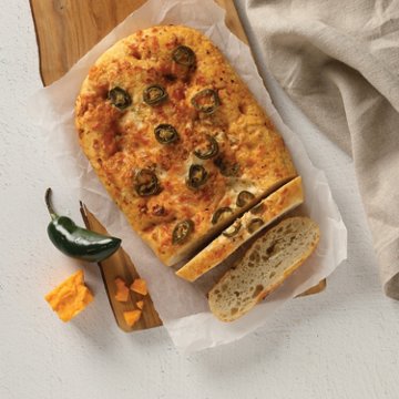 Fresh & Simple Monterey Jack Cheese & Jalapeno Focaccia Bread, 14.57 oz
