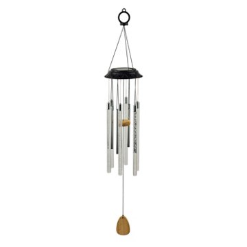 Destination Holiday Solar RGB Hanging Icicle Wind Chime