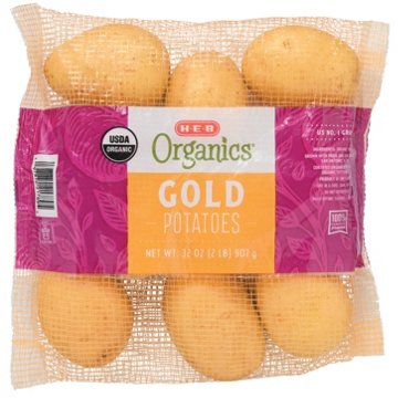 H-E-B Organics Gold Potatoes, 2 lb bag