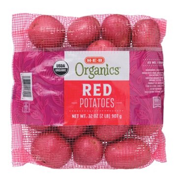 H-E-B Organics Red Potatoes, 2 lb bag