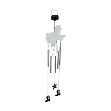 Destination Holiday Texas Solar Wind Chime