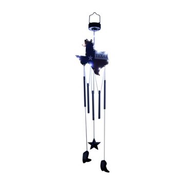 Destination Holiday Texas Solar Wind Chime