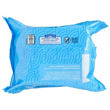 Hill Country Fare Water-Proof Makeup Remover Facial Cleansing Towelettes, 80 ct