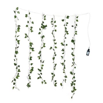 Destination Holiday Ivy String Light Curtain