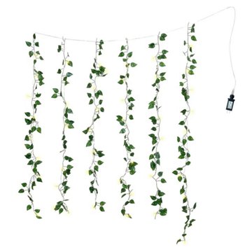 Destination Holiday Ivy String Light Curtain