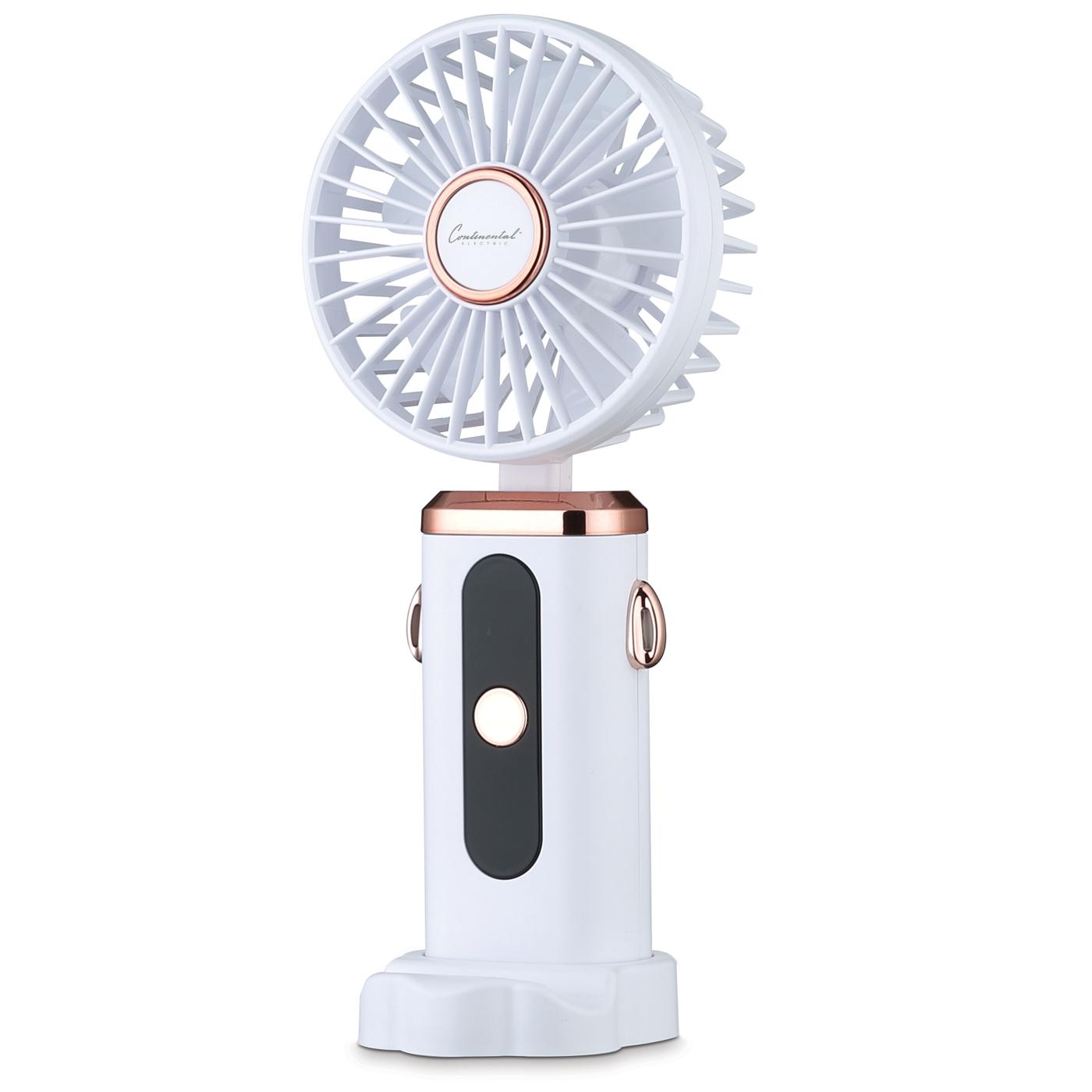 CE North America Handheld Rechargeable Fan; image 2 of 4