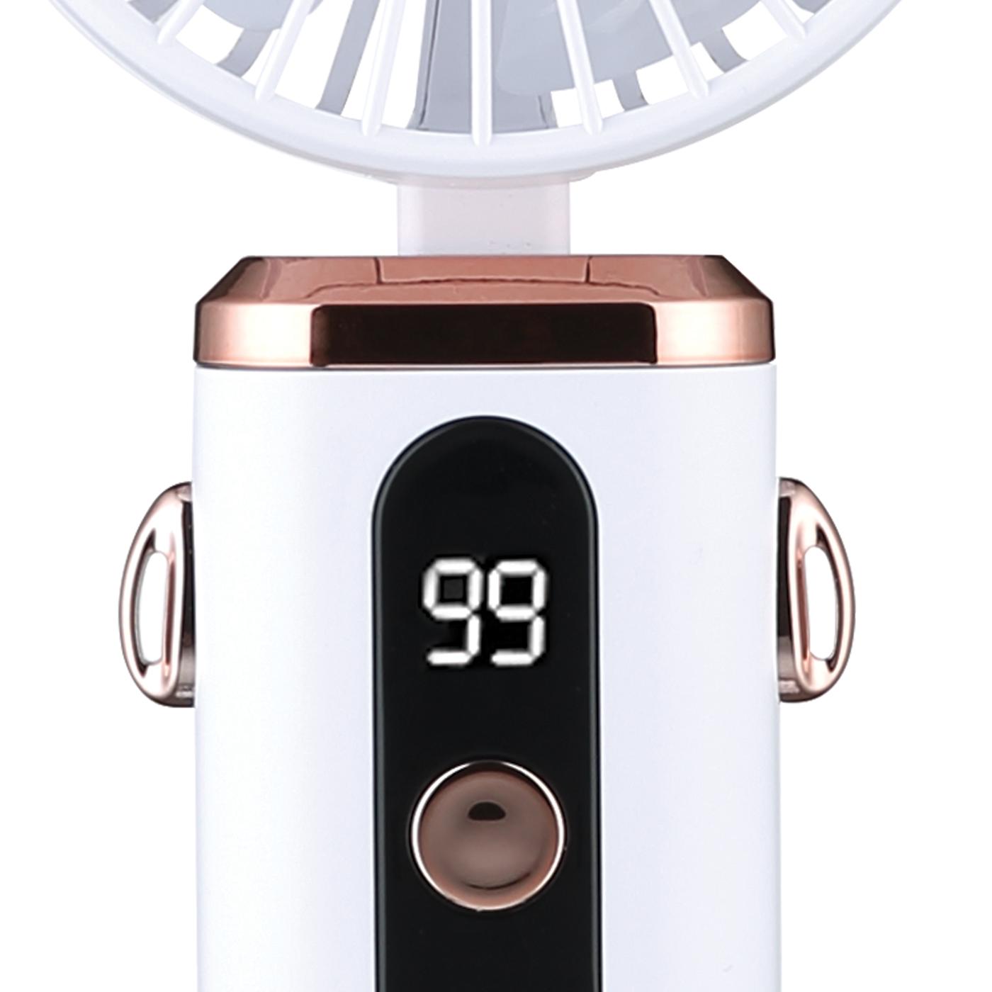 CE North America Handheld Rechargeable Fan; image 3 of 4