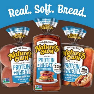 Nature's Own Life Wheat + Protein Keto Friendly Sliced Bread