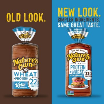 Nature's Own Life Wheat + Protein Keto Friendly Sliced Bread