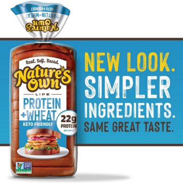 Nature's Own Life Wheat + Protein Keto Friendly Sliced Bread