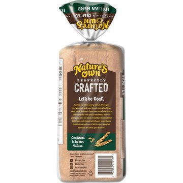 Nature's Own Perfectly Crafted Italian Herb Thick Sliced Bread