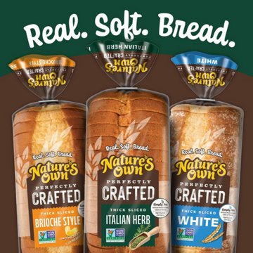 Nature's Own Perfectly Crafted Italian Herb Thick Sliced Bread