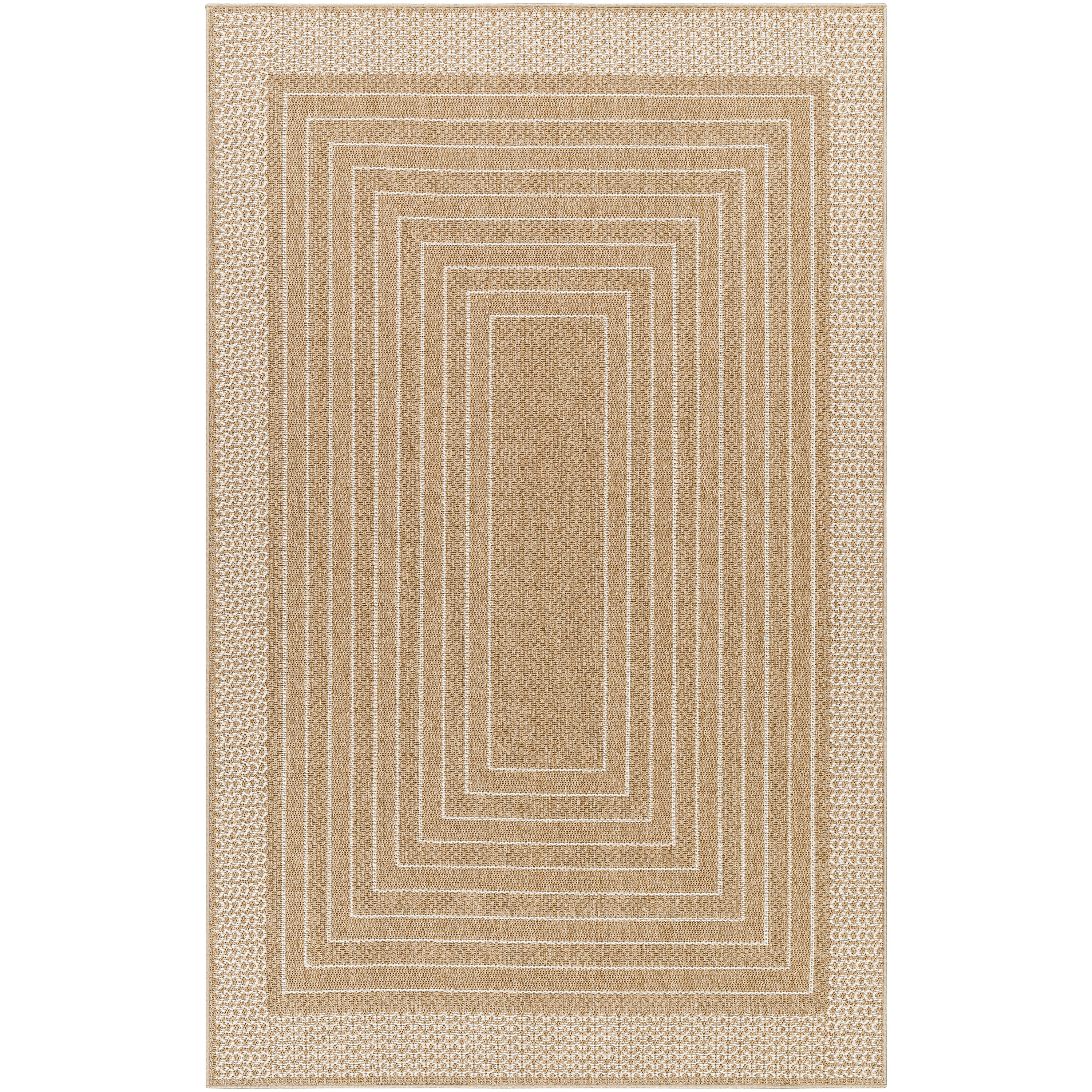 Surya Patterned Outdoor Safe Area Rug - Tan - Shop Rugs & mats at H-E-B