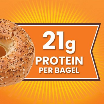 Thomas' High Protein 21g Pre-Sliced Everything Bagels